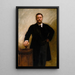 Theodore Roosevelt - John Singer Sargent — gerahmtes Bild an der Wand