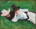 Zwei Mädchen auf einer Wiese - John Singer Sargent — Ansicht des Kunstwerks