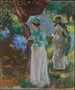 Zwei Mädchen mit Sonnenschirmen - John Singer Sargent — Ansicht des Kunstwerks