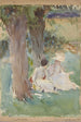 Unter den Weiden - John Singer Sargent — Ansicht des Kunstwerks