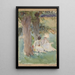 Unter den Weiden - John Singer Sargent — gerahmtes Bild an der Wand