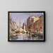 Kanal von Venedig - John Singer Sargent — gerahmtes Bild an der Wand
