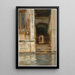 Passage Venedig - John Singer Sargent — gerahmtes Bild an der Wand