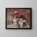 Kinder des Dorfes - John Singer Sargent — gerahmtes Bild an der Wand
