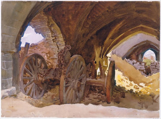 John Singer Sargent - Wheels in Vault.webp