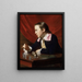 Ein Junge mit einem fliegenden Eichhörnchen Henry Pelham - John Singleton Copley — gerahmtes Bild an der Wand