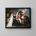 Colonel William Fitch und seine Schwestern Sarah und Ann Fitch - John Singleton Copley — gerahmtes Bild an der Wand