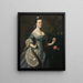 Hannah Loring - John Singleton Copley — gerahmtes Bild an der Wand