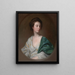 Mme Robert Hyde - John Singleton Copley — gerahmtes Bild an der Wand
