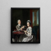 Portrait von M. und Mme Thomas Mifflin - John Singleton Copley — gerahmtes Bild an der Wand