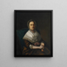 Portrait von Mme Ebenezer Austin - John Singleton Copley — gerahmtes Bild an der Wand