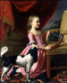 Junge Frau mit einem Vogel und einem Hund - John Singleton Copley — Ansicht des Kunstwerks