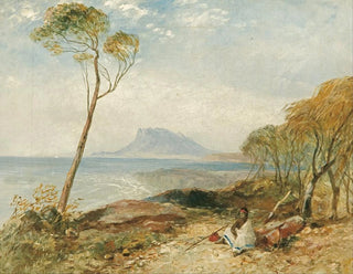 John Skinner Prout - Maria Island from Little Swanport Van Diemens Land.webp