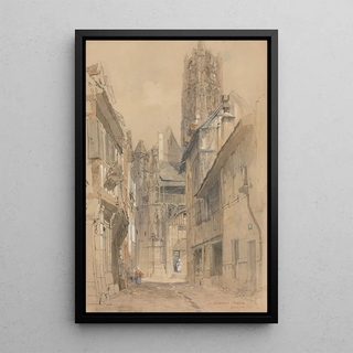 John Skinner Prout - The Church of St Laurent.webp