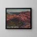 Nachmittag an den Red Rocks - John Sloan — gerahmtes Bild an der Wand