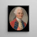 Robert erster Baron Clive von Plassey - John Smart — gerahmtes Bild an der Wand