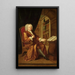 Benjamin Moreland Hochmeister der Schule St Paul - John Smibert — gerahmtes Bild an der Wand