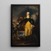 George Washington vor der Schlacht von Trenton - John Trumbull — gerahmtes Bild an der Wand