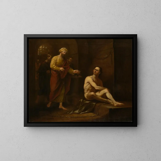 John Trumbull - I Was in Prison and Ye Came Unto Me Matthew 2536.webp