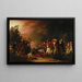 La Sortie de la garnison de Gibraltar - John Trumbull — gerahmtes Bild an der Wand