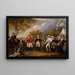 Die Kapitulation des Generals Burgoyne bei Saratoga am 16. Oktober - John Trumbull — gerahmtes Bild an der Wand