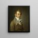 Portrait des Künstlers - John Vanderlyn — gerahmtes Bild an der Wand