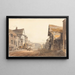 Conway im Norden von Wales - John Varley — gerahmtes Bild an der Wand