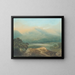 von Capel Curig in Richtung Gwynant - John Varley — gerahmtes Bild an der Wand