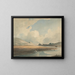 Château de Harlech et traversée de Twgwyn - John Varley — gerahmtes Bild an der Wand