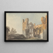 Abtei von Kirkstall bei Leeds - John Varley — gerahmtes Bild an der Wand