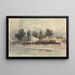 Millbank - John Varley — gerahmtes Bild an der Wand