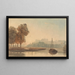 Die Tamise in Windsor - John Varley — gerahmtes Bild an der Wand