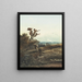 Zwei Esel in einer Landschaft - John Varley — gerahmtes Bild an der Wand