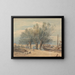 Pont de Vauxhall - John Varley — gerahmtes Bild an der Wand