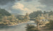 Ein Fischer im Tal von Myfod, Standort des Palastes der Prinzessin von Powis - John Warwick Smith — Ansicht des Kunstwerks