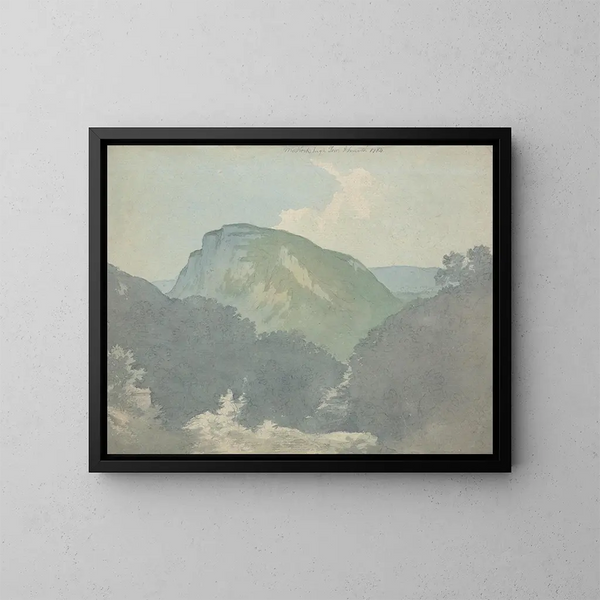 Matlock High Tor - John Warwick Smith — gerahmtes Bild an der Wand