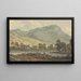 Der Priorat von Beddgelert Caernarfonshire - John Warwick Smith — gerahmtes Bild an der Wand