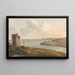 Ansicht vom Vidette bei Hakin auf Signal Hill, blickend über Nangle Point und Thorn Island, Pembrokeshire - John Warwick Smith — gerahmtes Bild an der Wand