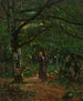 In den Wäldern von Fontainebleau Fontainebleau-Wald - John Washington Love — Ansicht des Kunstwerks