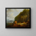 Crique des navires, son de Queen Charlotte - John Webber — gerahmtes Bild an der Wand