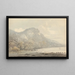Vue de Cracatoa, mers de Chine - John Webber — gerahmtes Bild an der Wand