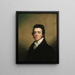 Klasse von Augustus Washington - John Wesley Jarvis — gerahmtes Bild an der Wand