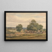 Emery Down bei Lyndhurst, New Forest, Hants - John Whichelo — gerahmtes Bild an der Wand