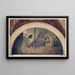 Freske des Manuskriptbuchs aus der Serie Evolution du livre - John White Alexander — gerahmtes Bild an der Wand