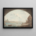 Ansicht von London vom Blackfriars-Brücke - John William Edye — gerahmtes Bild an der Wand