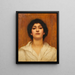 Eine Schönheit - John William Godward — gerahmtes Bild an der Wand