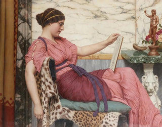 Ein Amateur - John William Godward — Ansicht des Kunstwerks