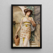 An der Fontaine - John William Godward — gerahmtes Bild an der Wand
