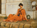 La Fille aux fleurs - John William Godward — Ansicht des Kunstwerks