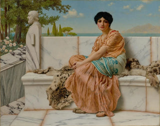 Träumerei - John William Godward — Ansicht des Kunstwerks